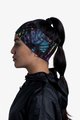 BUFF Opaska kolarska - COOLNET UV+® WIDE - różowy/czarny/żółty/niebieski