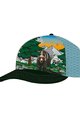 BUFF Czapka kolarska - TRUCKER BEAR - pomarańczowy/czarny/zielony