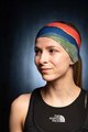 BUFF Opaska kolarska - COOLNET UV® PANORÁMA - niebieski/zielony/czerwony