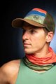 BUFF Czapka kolarska - TRUCKER PANORÁMA - pomarańczowy/niebieski/zielony