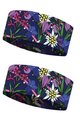 BUFF Opaska kolarska - COOLNET UV FLOWERS - fioletowy/niebieski/różowy