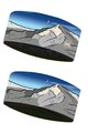 BUFF Opaska kolarska - COOLNET UV® KRIVÁŇ - szary/niebieski