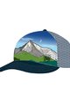 BUFF Czapka kolarska - TRUCKER KRIVÁŇ - szary/zielony/niebieski