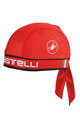 CASTELLI Bandana kolarska - LIGHT HEAD - czerwony