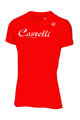 CASTELLI Kolarska koszulka z krótkim rękawem - CLASSIC W - czerwony