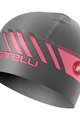 CASTELLI Czapka kolarska - ARRIVO 3 THERMO - szary/różowy