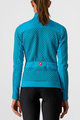 CASTELLI Zimowa koszulka kolarska z długim rękawem - SFIDA 2 LADY WINTER - jasnoniebieski