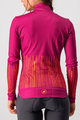 CASTELLI Zimowa koszulka kolarska z długim rękawem - SORPRESA LADY WINTER - różowy