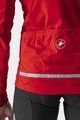 CASTELLI Kolarska ocieplana kurtka - GO WINTER - czerwony