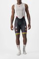 CASTELLI Krótkie spodnie kolarskie z szelkami - SOUDAL QUICK-STEP 23 - czarny