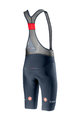 CASTELLI Krótkie spodnie kolarskie z szelkami - FREE AERO RACE 4.0 - niebieski