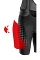 CASTELLI Krótkie spodnie kolarskie z szelkami - FREE AERO RACE 4.0 - niebieski