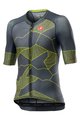 CASTELLI Koszulka kolarska z krótkim rękawem - CLIMBER'S 3.0 - szary/żółty