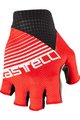 CASTELLI Kolarskie rękawiczki z krótkimi palcami - COMPETIZIONE - czerwony