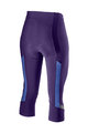 CASTELLI Kolarskie spodnie 3/4 bez szelek - VELOCISSIMA 2 LADY - fioletowy