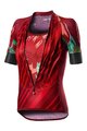 CASTELLI Koszulka kolarska z krótkim rękawem - CLIMBER'S LADY - czerwony