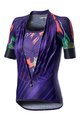 CASTELLI Koszulka kolarska z krótkim rękawem - CLIMBER'S LADY - fioletowy