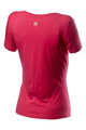 CASTELLI Kolarska koszulka z krótkim rękawem - LOGO W LADY - różowy