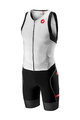 CASTELLI Kombinezon kolarski - FREE SANREMO - czarny/biały