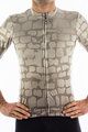 CASTELLI Koszulka kolarska z krótkim rękawem - PAVE' - brązowy