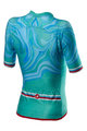 CASTELLI Koszulka kolarska z krótkim rękawem - CLIMBER'S 2.0 LADY - turkusowy/niebieski