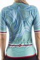 CASTELLI Koszulka kolarska z krótkim rękawem - CLIMBER'S 2.0 LADY - turkusowy/niebieski