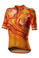 CASTELLI Koszulka kolarska z krótkim rękawem - CLIMBER'S 2.0 LADY - żółty/pomarańczowy