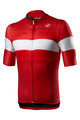CASTELLI Koszulka kolarska z krótkim rękawem - LA MITICA - biały/czerwony