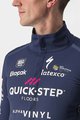 CASTELLI Kolarska ocieplana kurtka - QUICK-STEP 2022 - niebieski