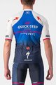 CASTELLI Koszulka kolarska z krótkim rękawem - QUICK-STEP 2022 COMPETIZIONE - niebieski/biały