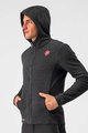 CASTELLI Bluza kolarska - MILANO FZ FLEECE - czarny