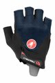 CASTELLI Kolarskie rękawiczki z krótkimi palcami - ARENBERG GEL 2 - czerwony/czarny