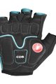 CASTELLI Kolarskie rękawiczki z krótkimi palcami - DOLCISSIMA 2  LADY - czarny/jasnoniebieski