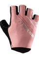 CASTELLI Kolarskie rękawiczki z krótkimi palcami - DOLCISSIMA 2 LADY - różowy/czarny