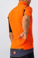 CASTELLI Koszulka kolarska z krótkim rękawem - GABBA ROS - pomarańczowy/niebieski