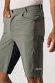 CASTELLI Krótkie spodnie kolarskie bez szelek - UNLIMITED BAGGY - szary