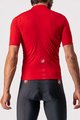 CASTELLI Krótka koszulka kolarska i spodenki - CLASSIFICA - czerwony/czarny