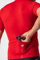 CASTELLI Koszulka kolarska z krótkim rękawem - CLASSIFICA - czerwony