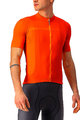 CASTELLI Krótka koszulka kolarska i spodenki - CLASSIFICA - pomarańczowy/czarny