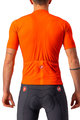 CASTELLI Krótka koszulka kolarska i spodenki - CLASSIFICA - pomarańczowy/czarny