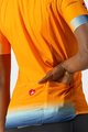 CASTELLI Koszulka kolarska z krótkim rękawem - GRADIENT LADY - pomarańczowy