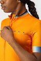 CASTELLI Koszulka kolarska z krótkim rękawem - GRADIENT LADY - pomarańczowy