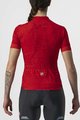 CASTELLI Koszulka kolarska z krótkim rękawem - PROMESSA J. LADY - czerwony