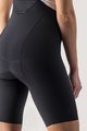 CASTELLI Krótkie spodnie kolarskie z szelkami - PREMIO W LADY - czarny