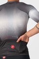 CASTELLI Koszulka kolarska z krótkim rękawem - AERO RACE 6.0 - szary/czarny/biały