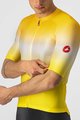 CASTELLI Koszulka kolarska z krótkim rękawem - AERO RACE 6.0 - żółty/biały
