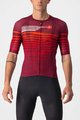 CASTELLI Koszulka kolarska z krótkim rękawem - CLIMBER'S 3.0 - czerwony/bordowy