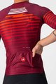 CASTELLI Koszulka kolarska z krótkim rękawem - CLIMBER'S 3.0 - czerwony/bordowy