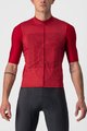 CASTELLI Koszulka kolarska z krótkim rękawem - BAGARRE  - czerwony