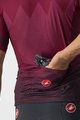 CASTELLI Koszulka kolarska z krótkim rękawem - A TUTTA - bordowy